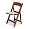 Atlas Commercial Products TitanPRO Brown Resin Folding Chair with Ivory Pad RFC6BRIV - alternate 4